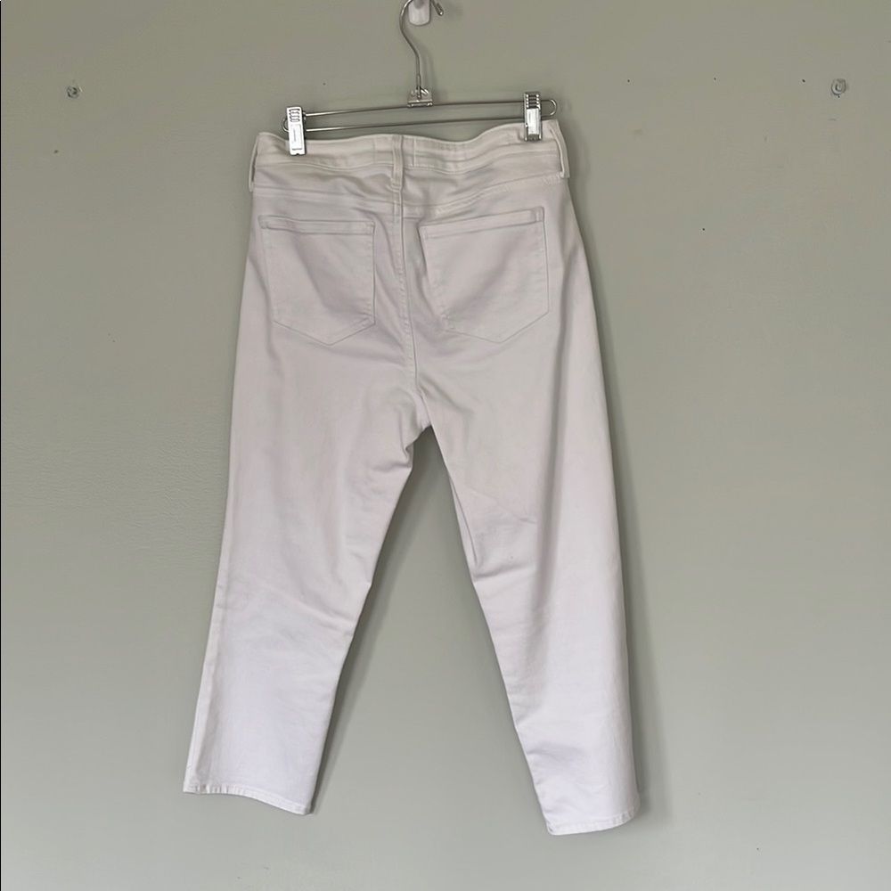 INC International Concepts White Slim Crop Jeans - Picture 5 of 7
